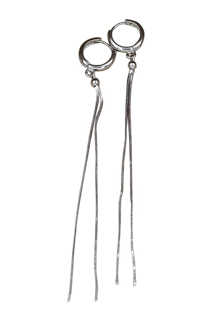 Fashion tassel long earrings