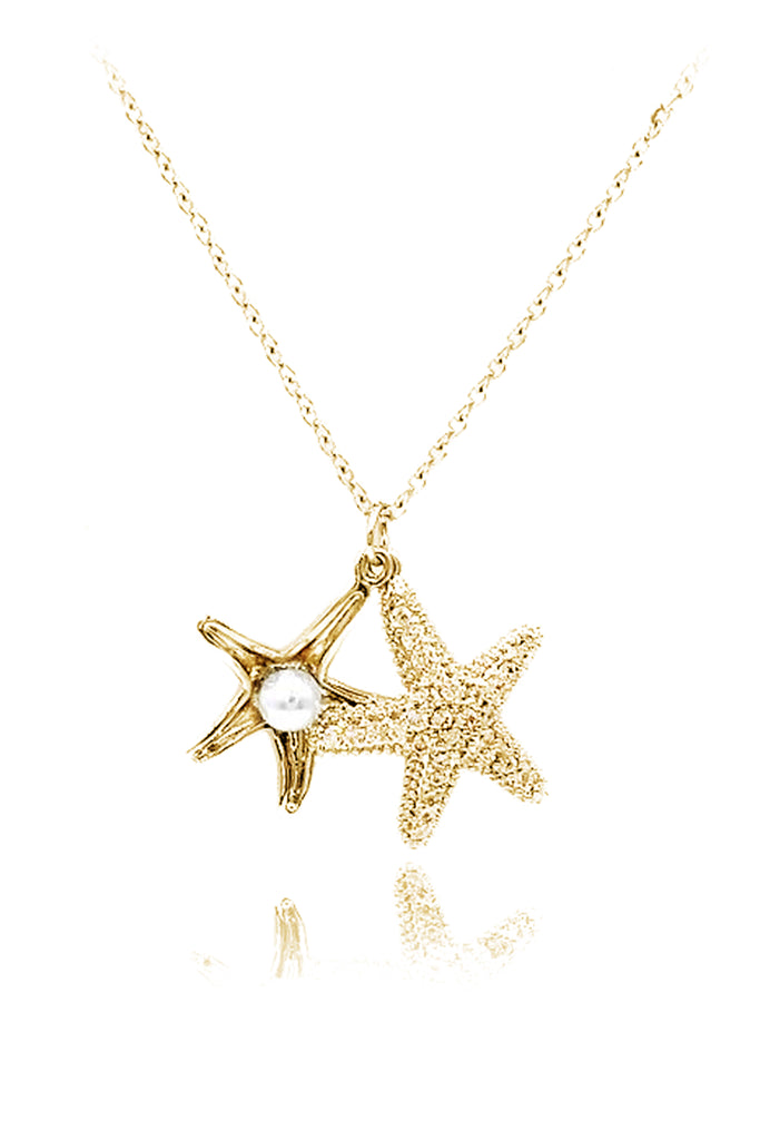 Fashion starfish pearl necklace