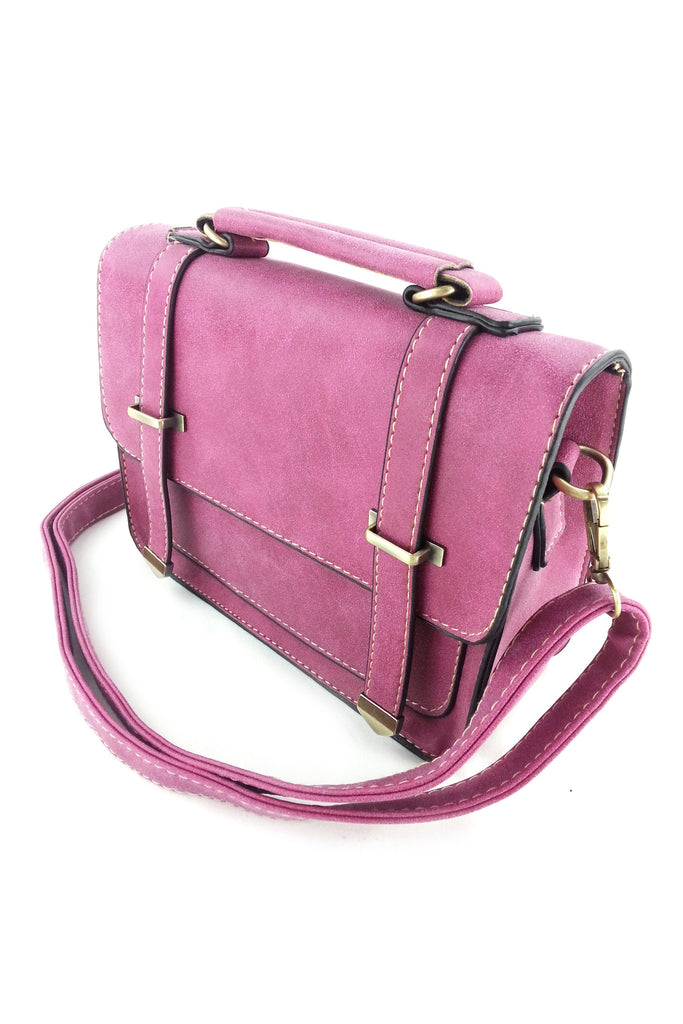 Small two-striped handbag