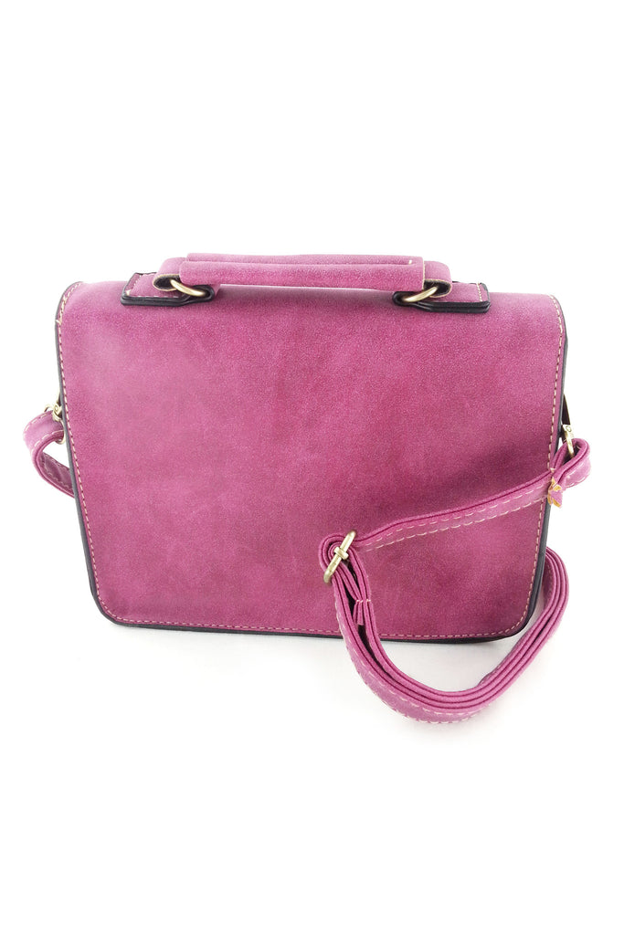 Small two-striped handbag