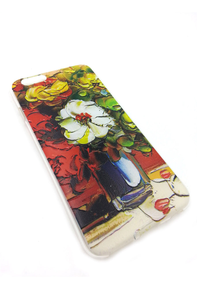 White flower in the Vase iPhone 6 case