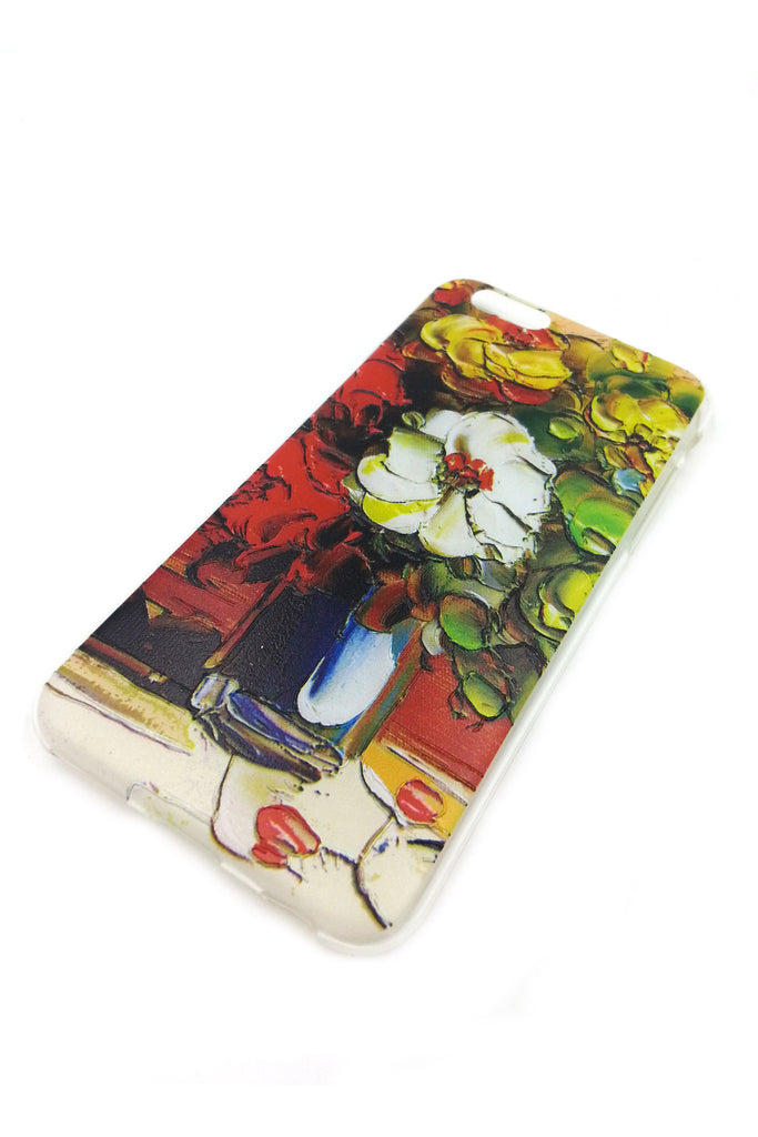 White flower in the Vase iPhone 6 case