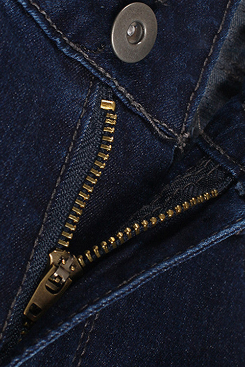 Slim thin stretch jeans denim
