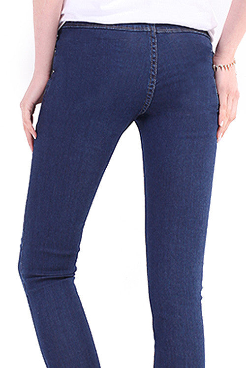 Slim thin stretch jeans denim