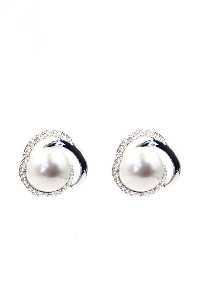 Noble Round pearl Earrings