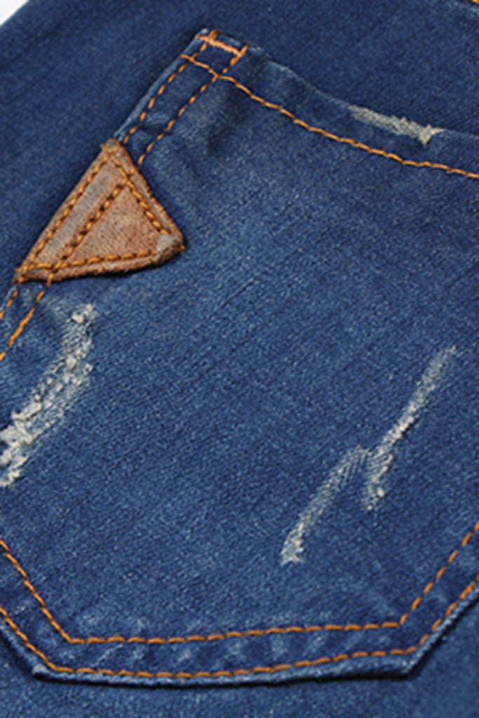 Fashion blue panty pencil denim