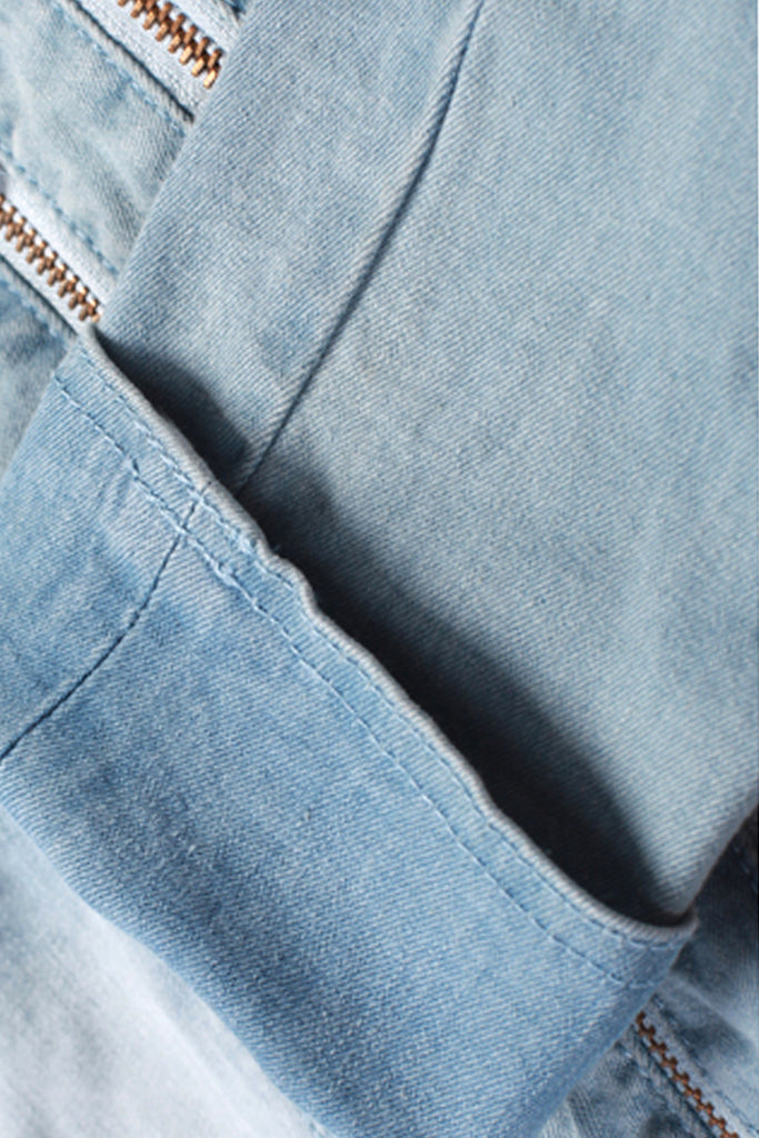 Blue Zipper Jacket