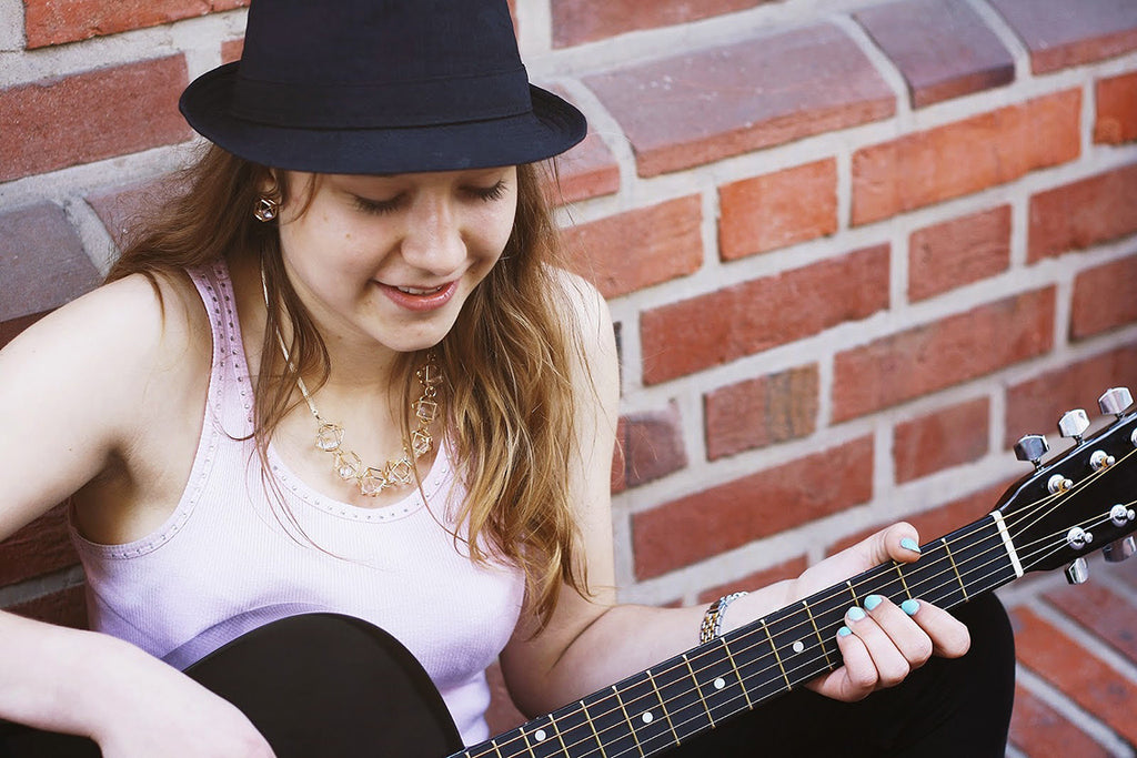 prism crystal earring necklace set