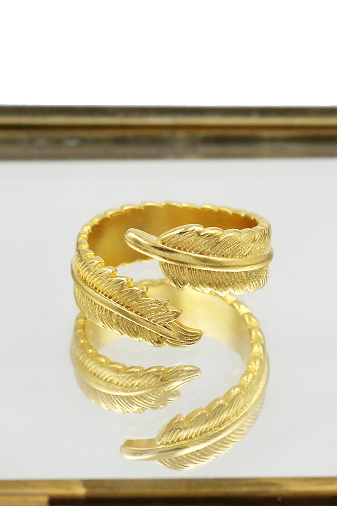 fashion bow pendant feather choker ring set