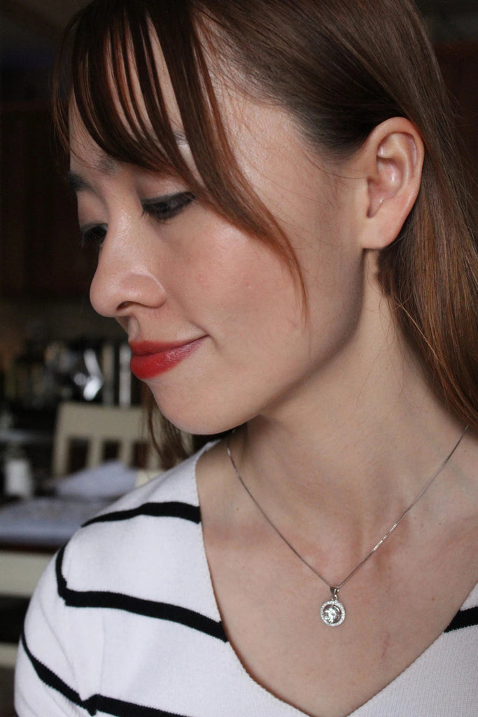 fashion wild crystal earrings necklace set