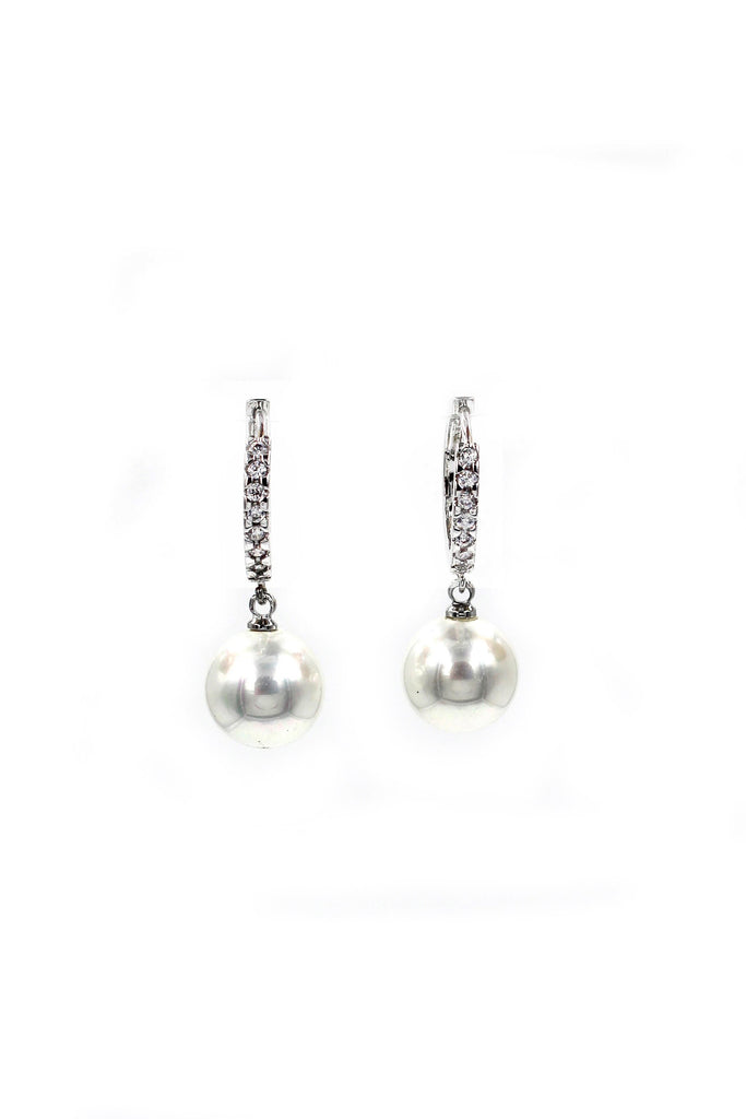 fashion pearl earrings ring set