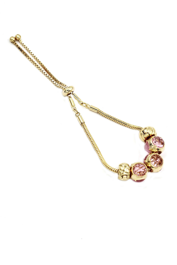 beautiful deep purple crystal bracelet