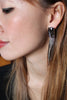 Elegant fashion gem crystal earrings