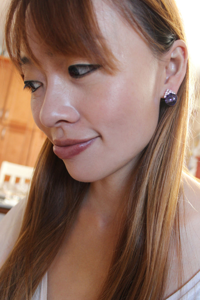 lovely cute crystal earrings