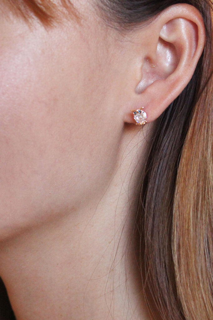 Mini Owl crystal earrings