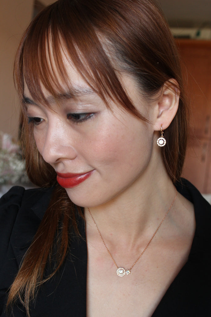 fashion crystal pendant necklace