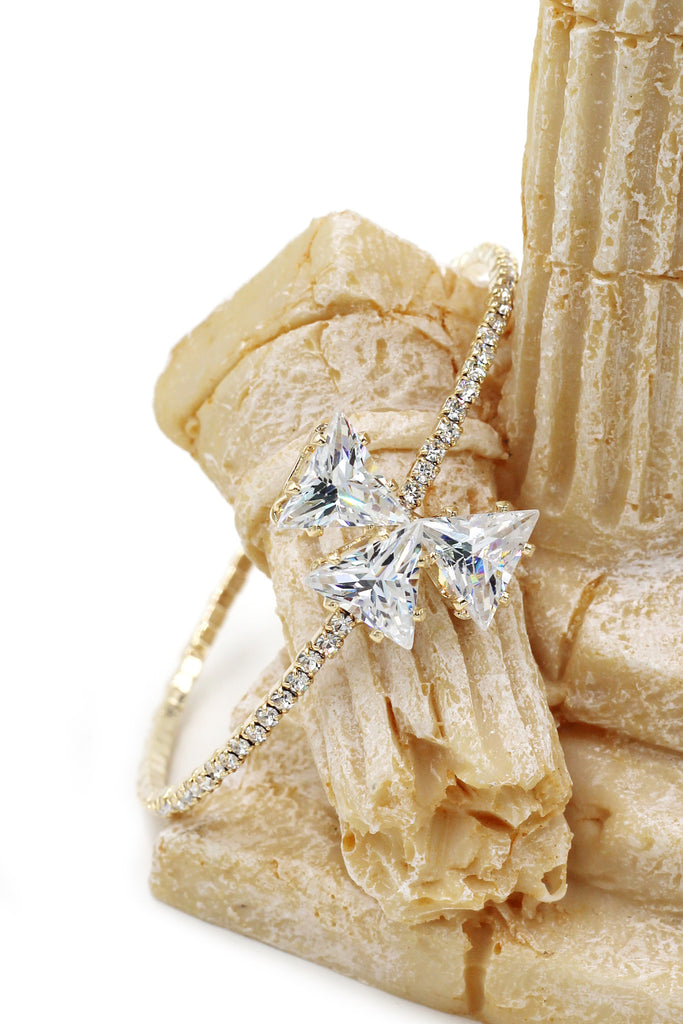 shining triangle crystal bracelet