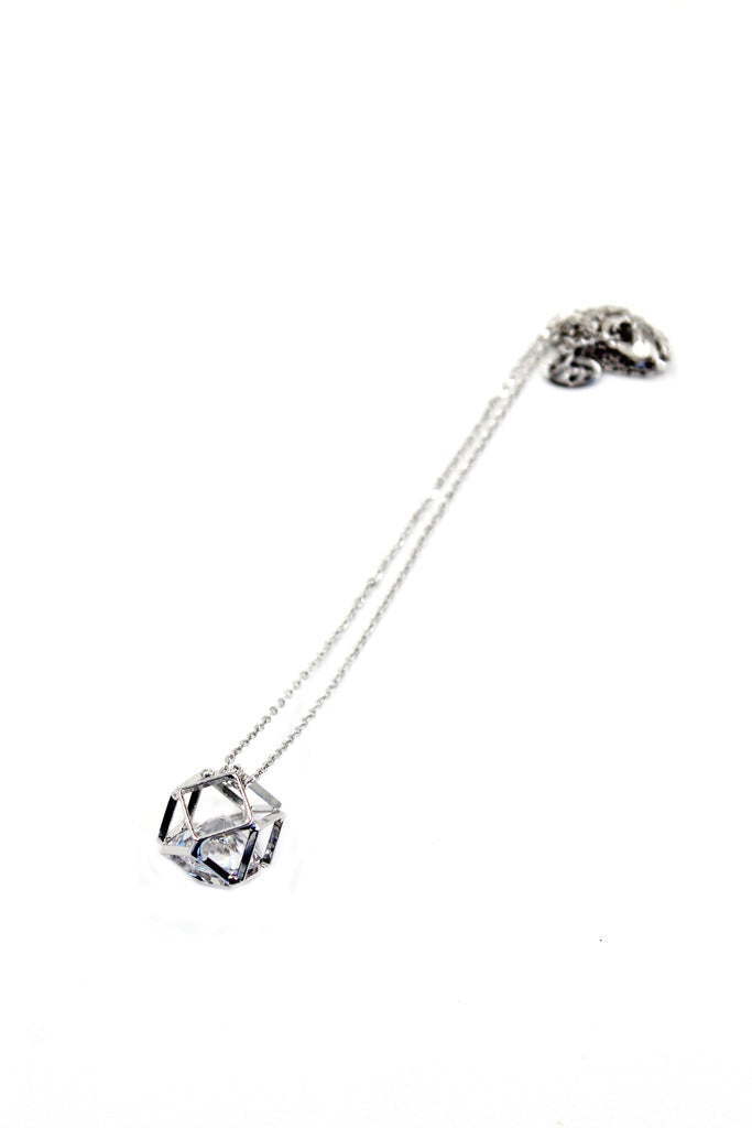 prismatic pendant crystal necklace