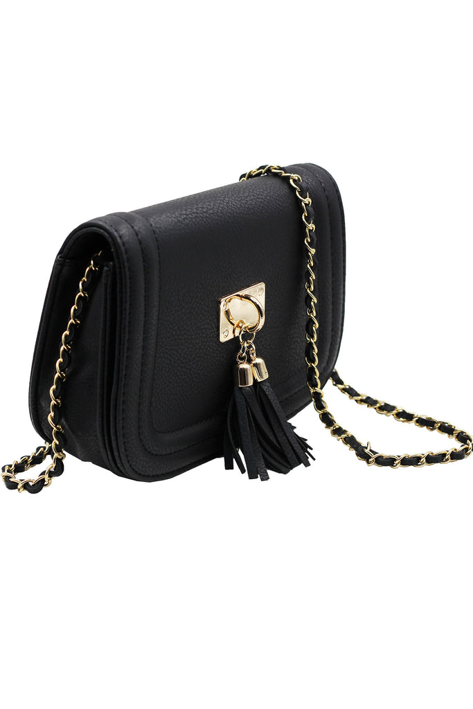 fringed leather sweet little purse