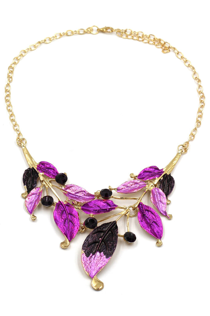 fashion leaves necklace