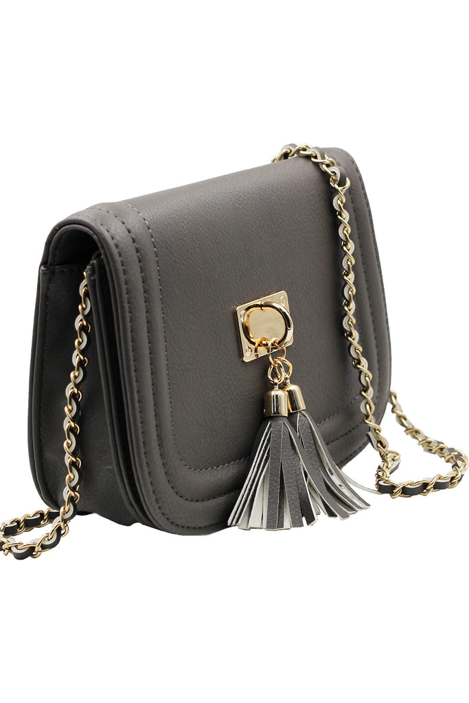 fringed leather sweet little purse