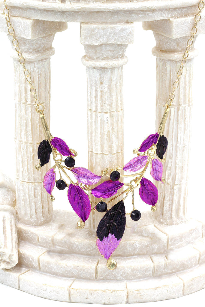 fashion leaves necklace