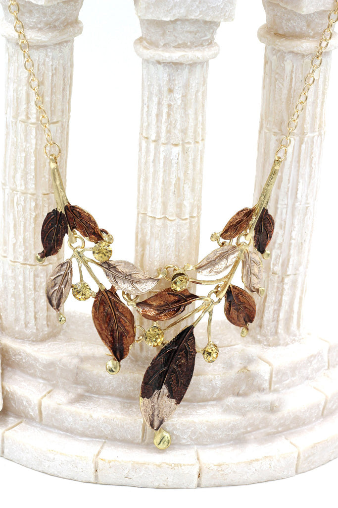 fashion leaves necklace