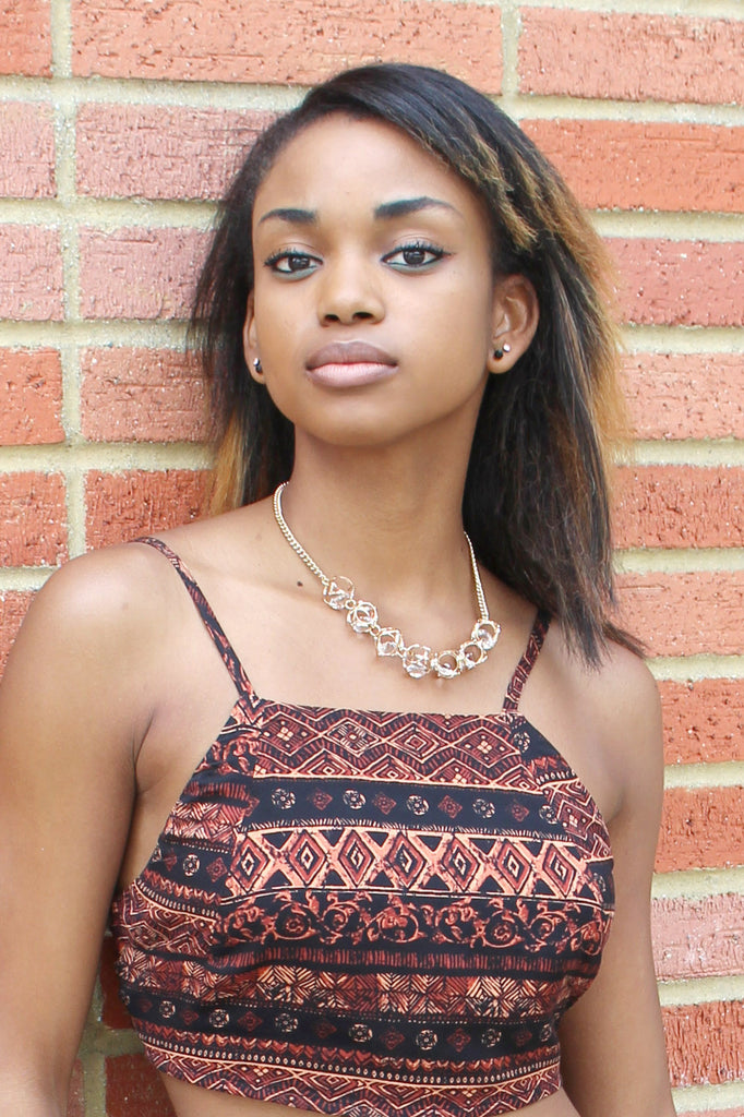 Fashion noble crystal necklace