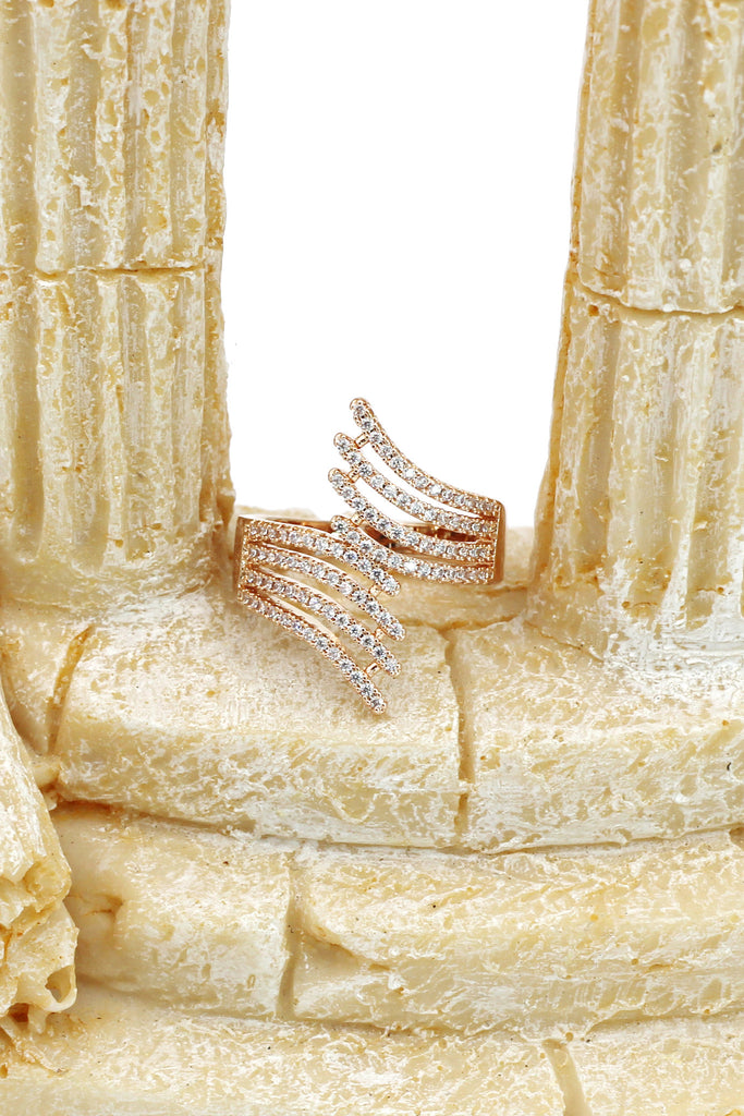 glitter crystal ring