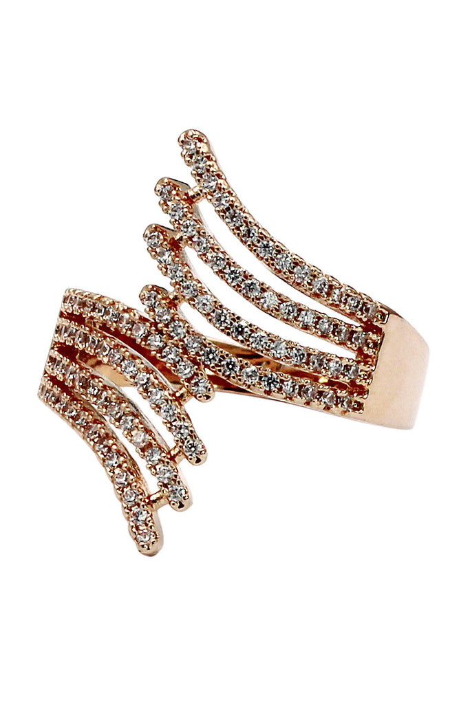 glitter crystal ring