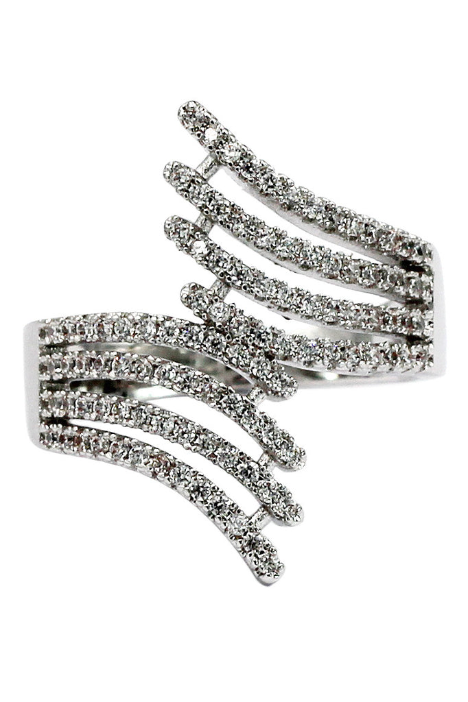 glitter crystal ring