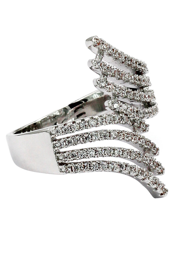 glitter crystal ring