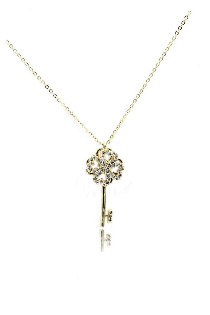 Four Leaf Clover Crystal Key Set