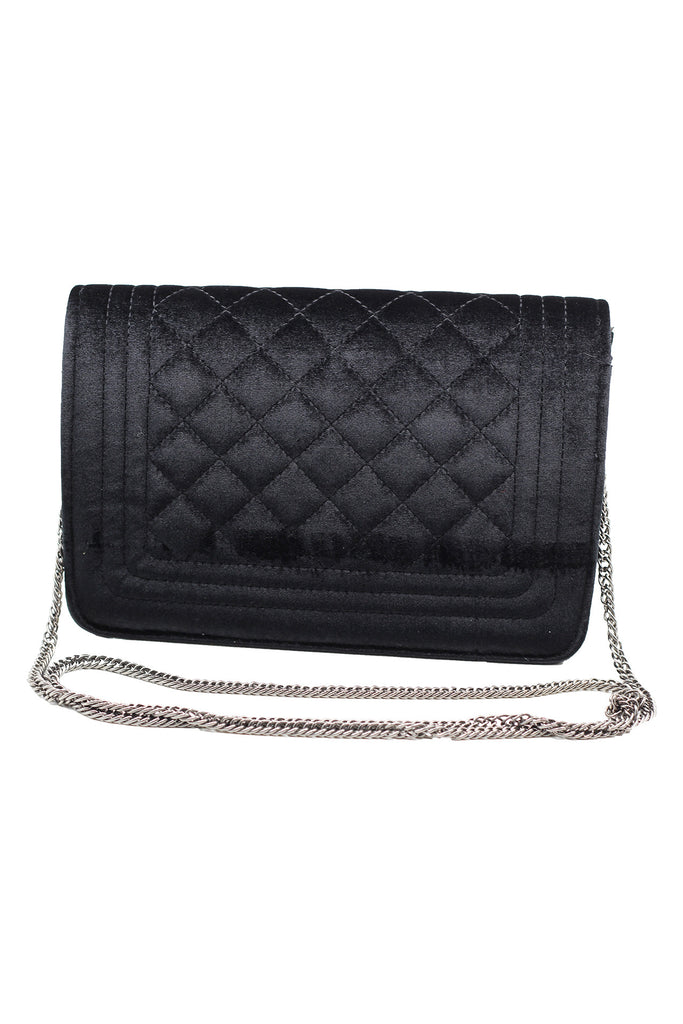 Elegant lady linters silver chain purses