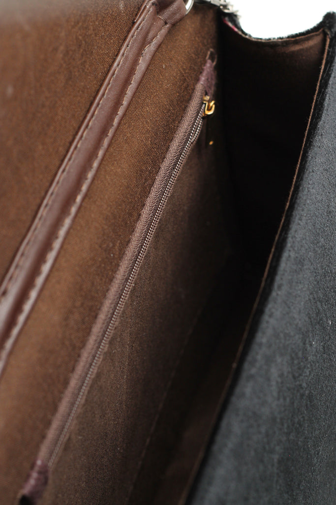 Elegant lady linters silver chain purses