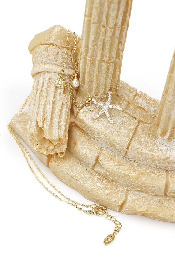 star crystal necklace earrings set