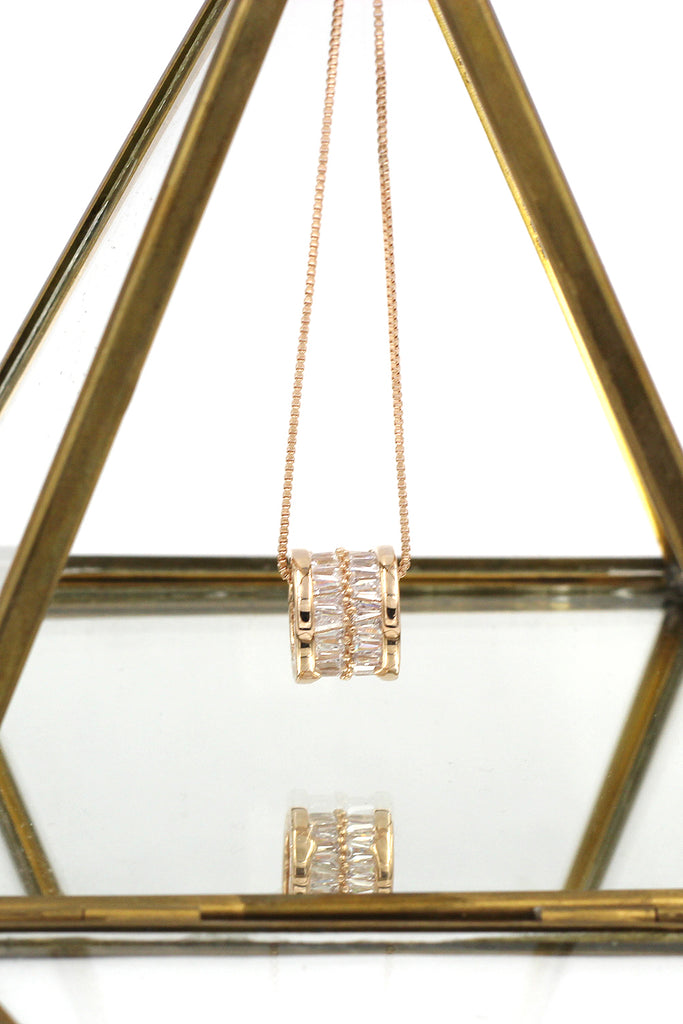 fashion shiny crystal clavicle necklace