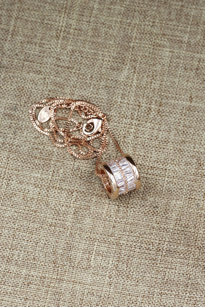 fashion shiny crystal clavicle necklace