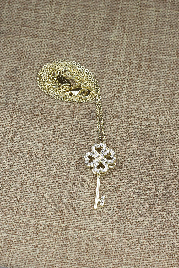 Four Leaf Clover Crystal Key Set