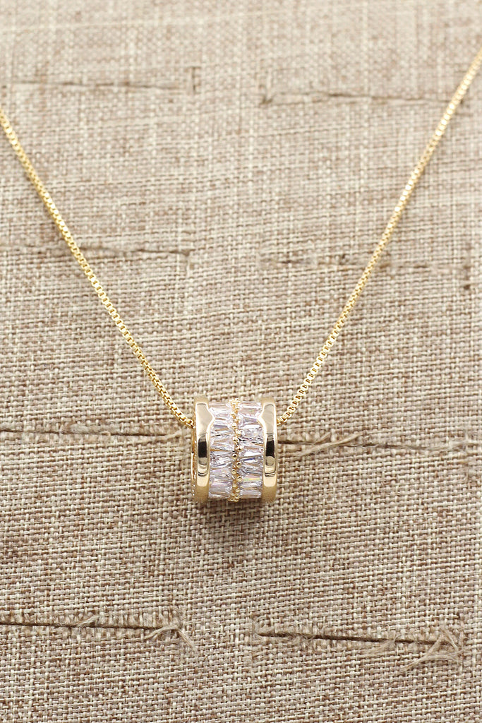 fashion shiny crystal clavicle necklace