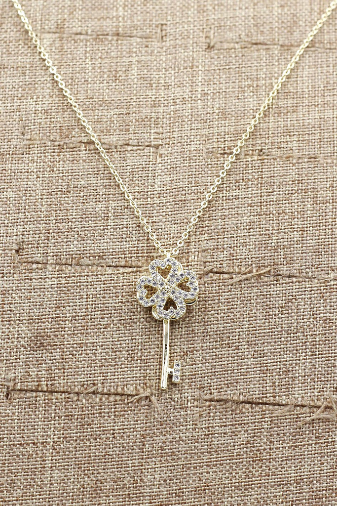 Four Leaf Clover Crystal Key Set