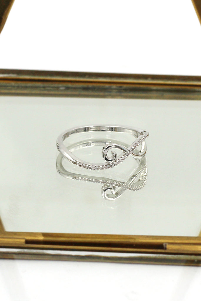 fashion micro crystal ring