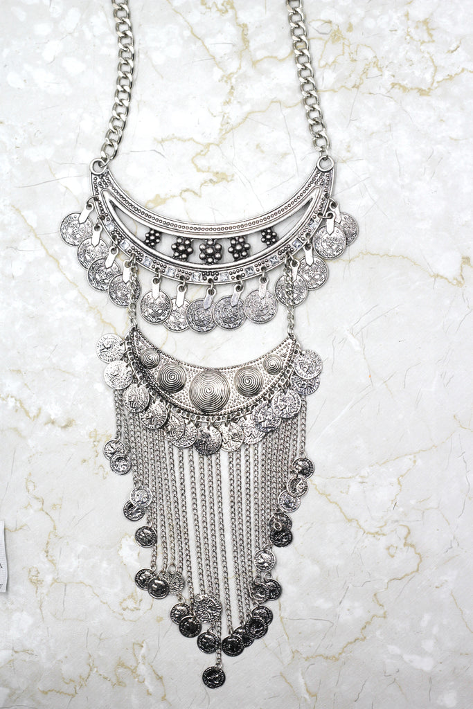 Stylish and elegant coins necklace