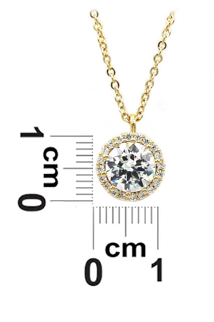 flashing crystal necklace