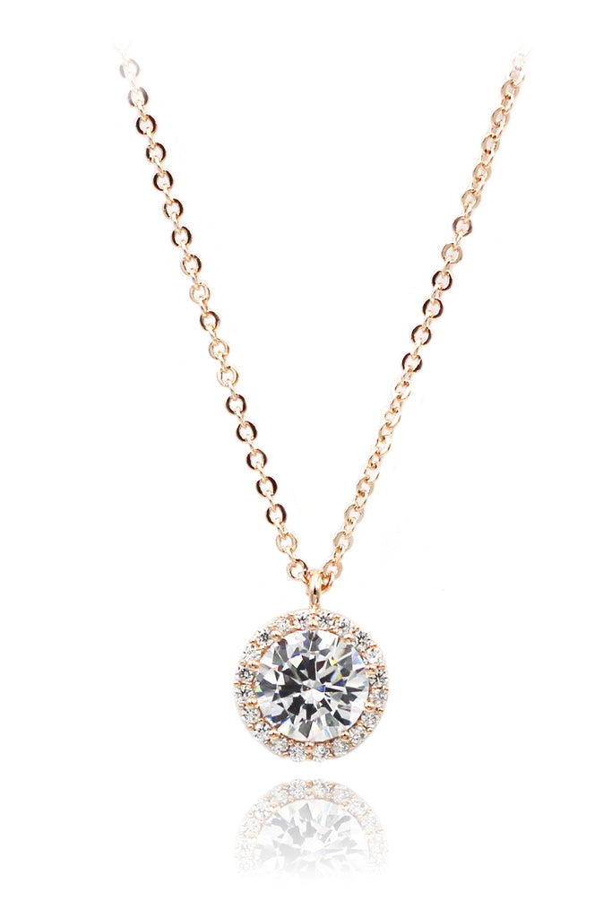 flashing crystal necklace