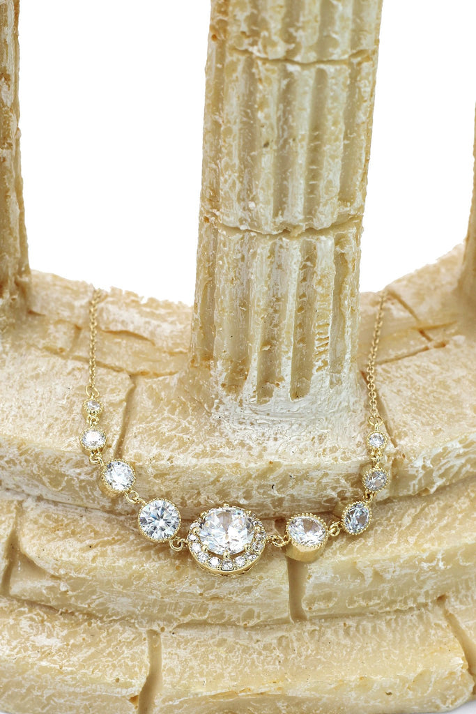 Elegant Crystal Bracelet Earrings Set
