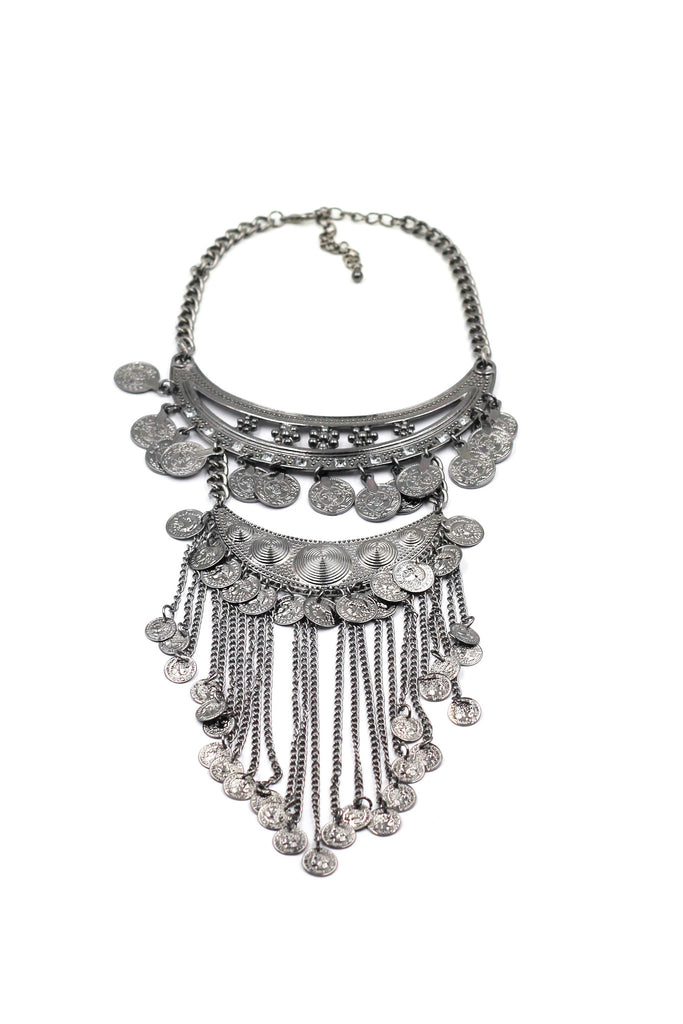 Stylish and elegant coins necklace
