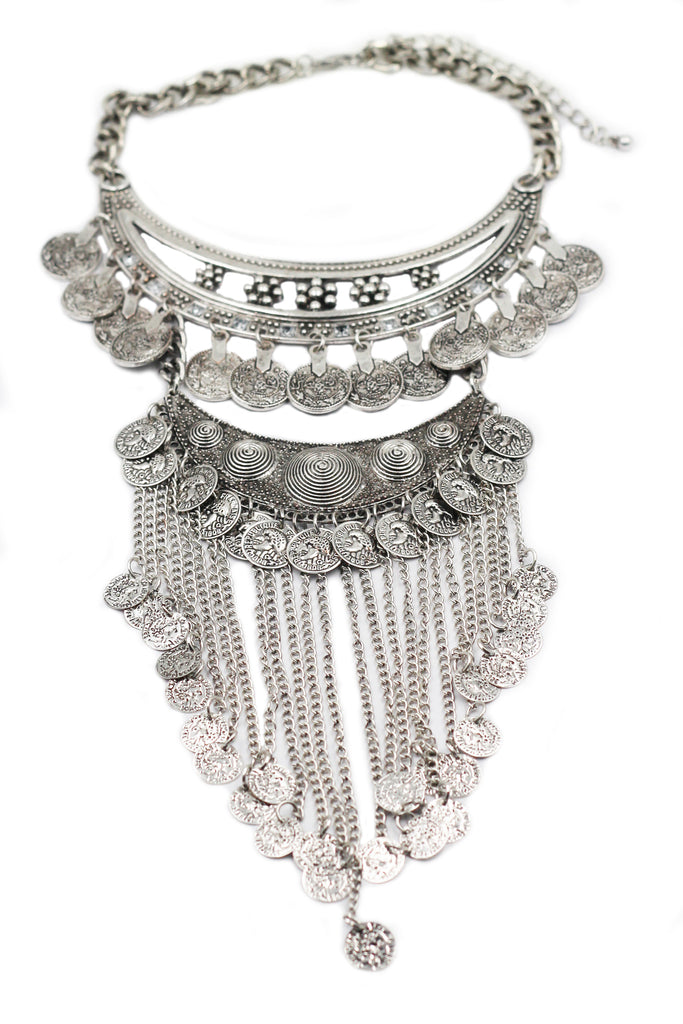 Stylish and elegant coins necklace