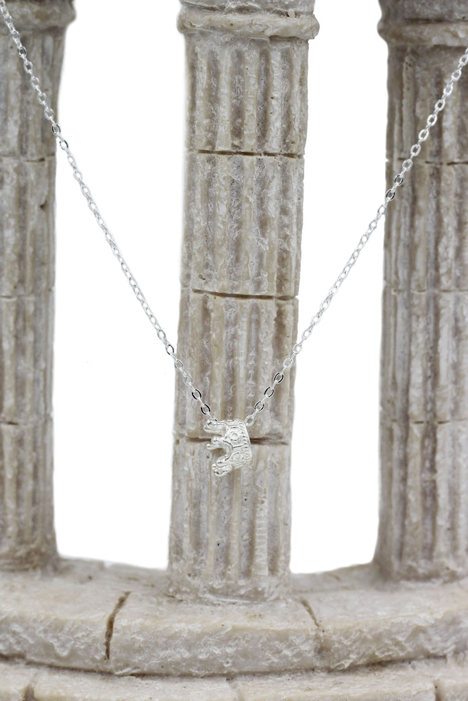 fashion mini crown pendant necklace