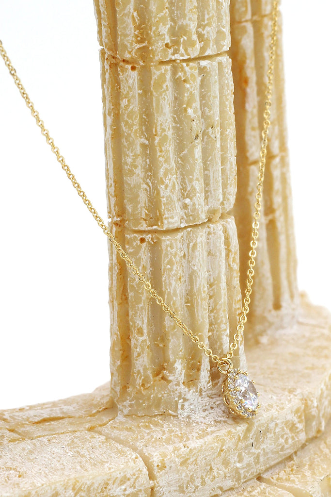 fashion crystal earrings necklace set